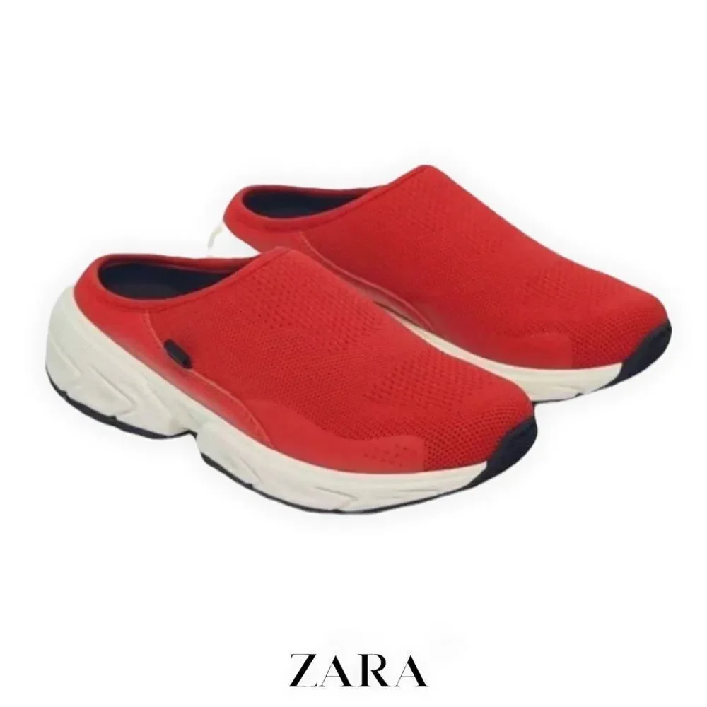 ZARA Kids | Red | COLLAPSIBLE-HEEL Sneakers